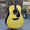 Pre-Owned Yamaha LL16MHB Dreadnought Acoustic Electric Guitar with Solid Spruce Top and With Case
