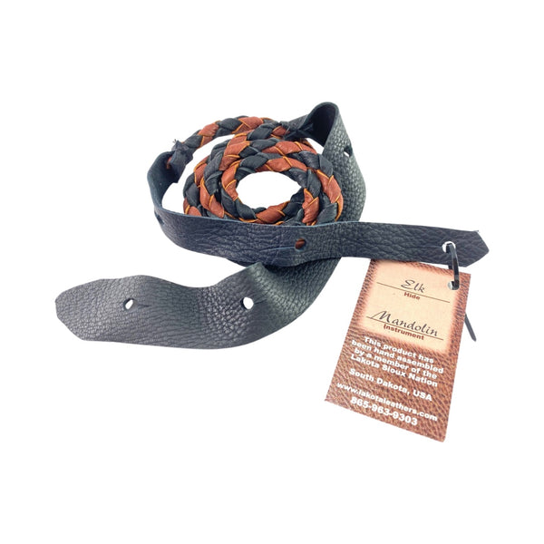 Lakota Flat Braided Mandolin Strap With Strap Button Ends - Available -  Banjo Ben's General Store