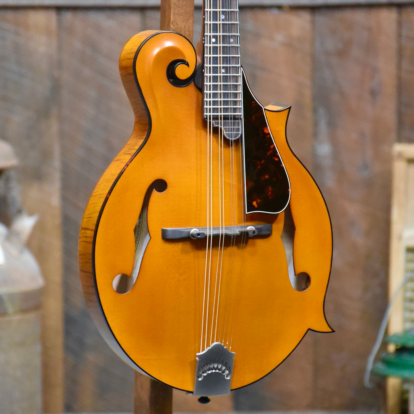 Bundle Deal - Northfield F5S Amber F-Style Mandolin With Case