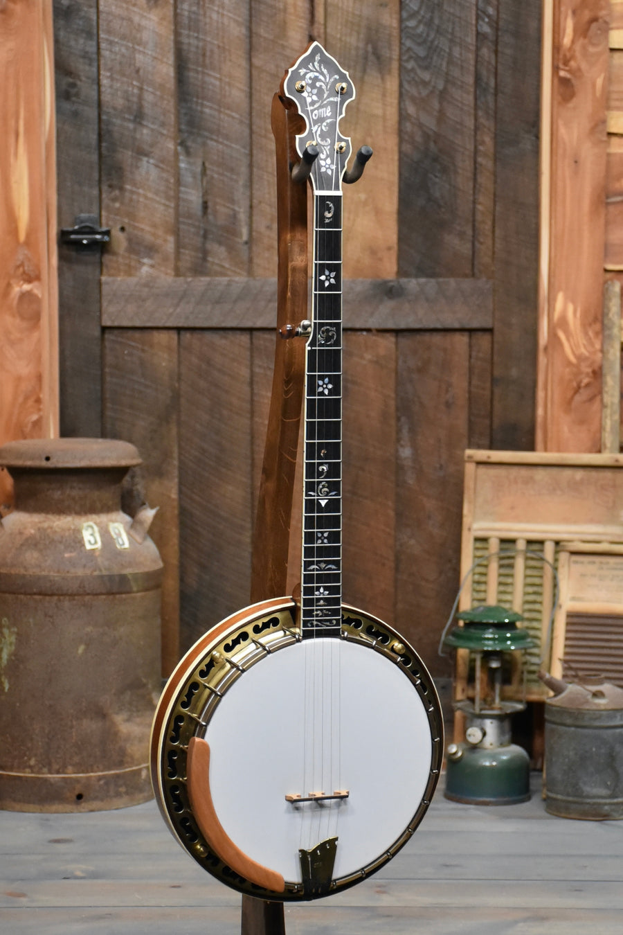 Ome Golden Hill Primrose 5-String Resonator Banjo With Case