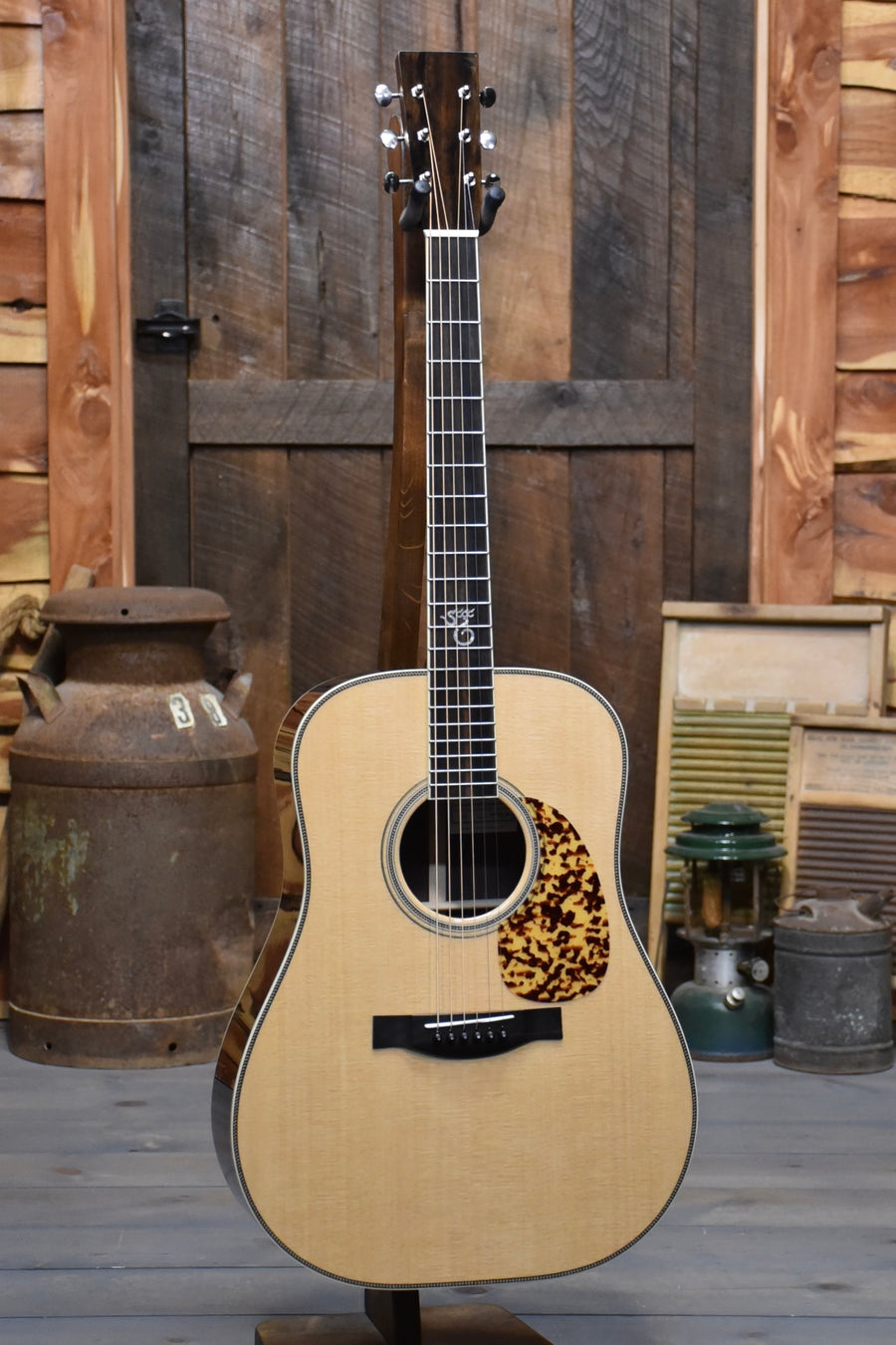 Santa Cruz Tony Rice Signature Model Dreadnought Guitar With Case