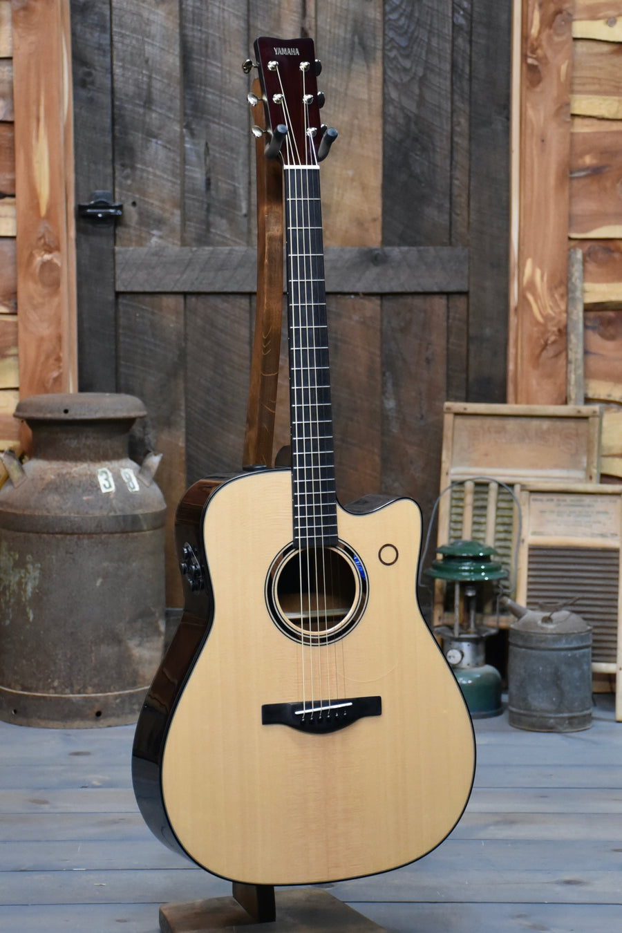 Yamaha TAG3 C NT Dreadnaught Acoustic Electric Guitar with Case