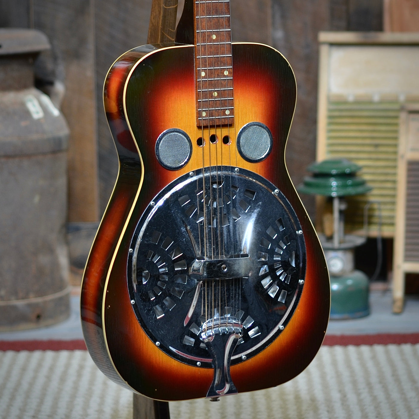 Pre-Owned Dobro Brand Resonator Guitar With Case (Previously owned by Banjo Ben)