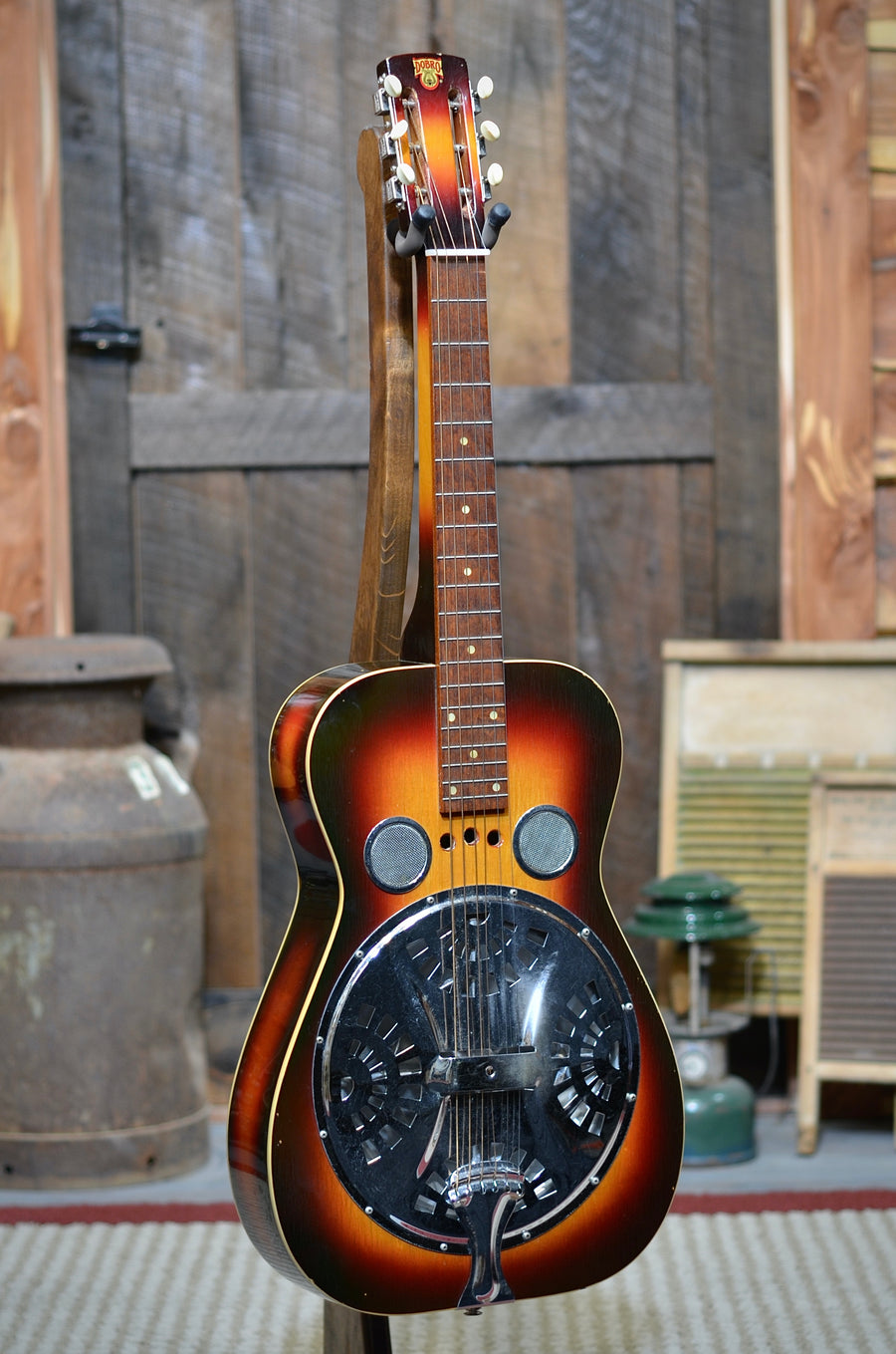 Pre-Owned Dobro Brand Resonator Guitar With Case (Previously owned by Banjo Ben)