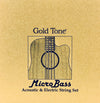 Gold Tone Micro Bass Rubber Strings