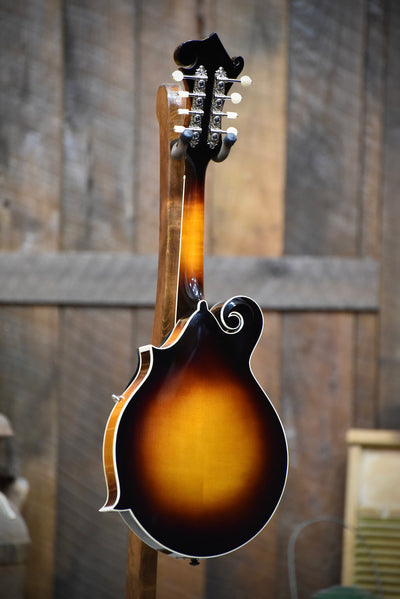 Kentucky KM-670 Standard Oval Hole F-style Mandolin With Case – Vintage Sunburst