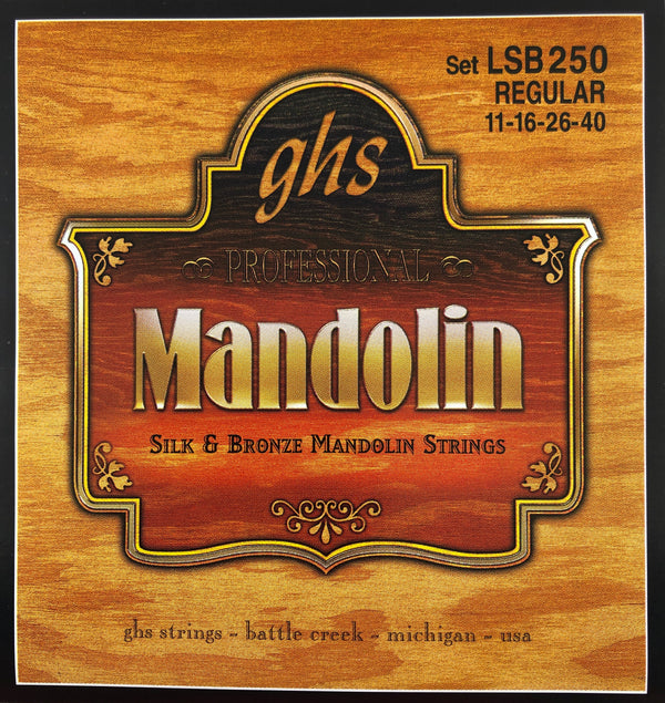 GHS LSB250 Regular Silk And Bronze Mandolin Strings - Banjo Ben's