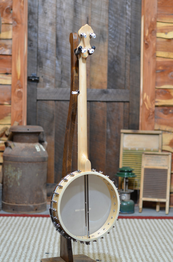 Gold Tone Left Handed CCCarlin 12 inch “Plus” Openback Wide Nut Banjo