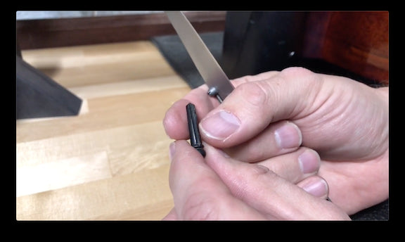 How to Fix a Tall Guitar Bridge Pin!