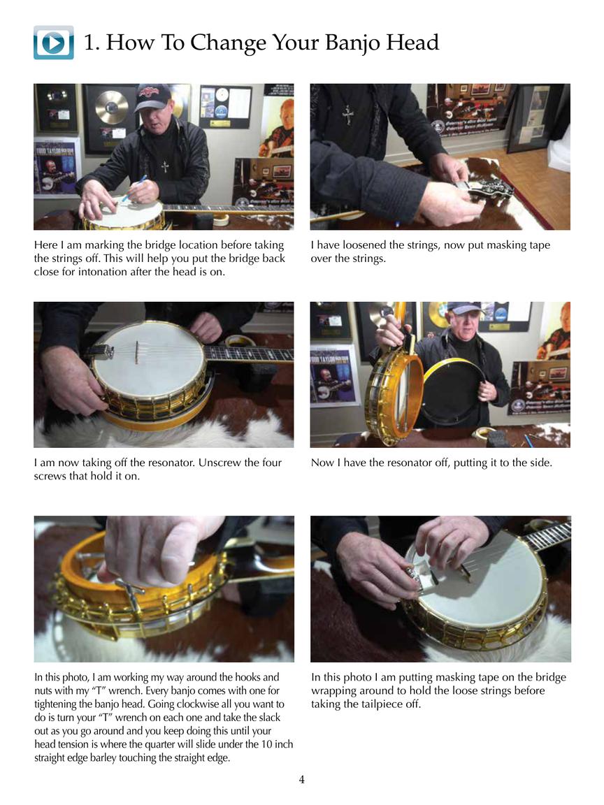 5-String Banjo Setup & Maintenance Book