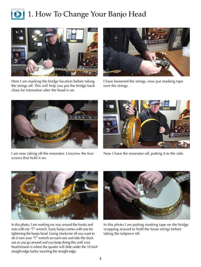 5-String Banjo Setup & Maintenance Book