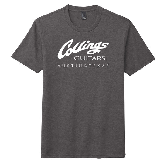 Collings Guitars Mens Logo T-Shirt - Heather Charcoal