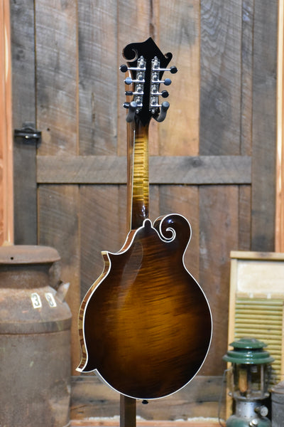 Northfield Big Mon F-Style Mandolin With Case - Icelandic Brown With One Piece Back