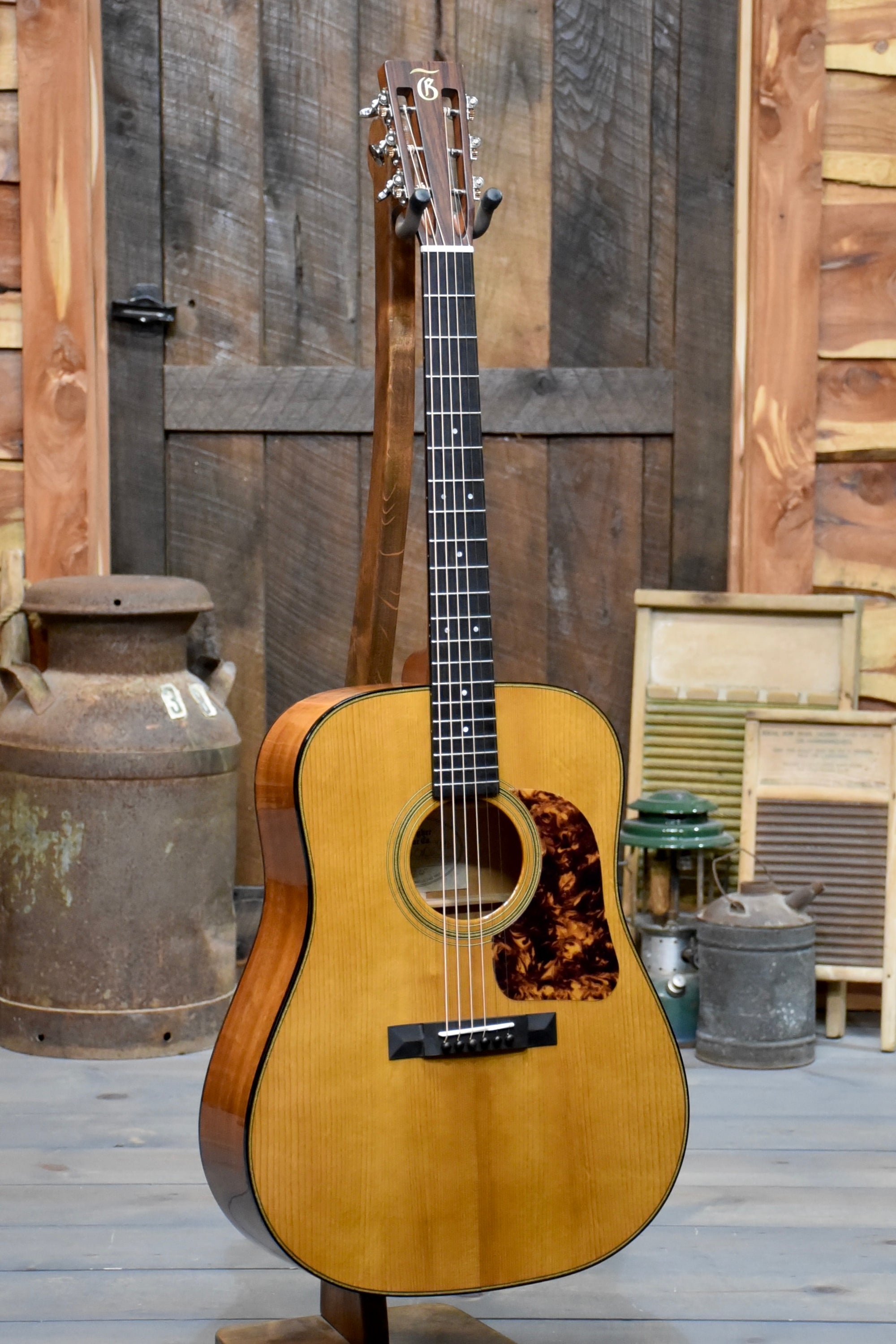 Gallagher Guitar Co. Bluegrass Bell Mahogany Dreadnought Guitar With Case