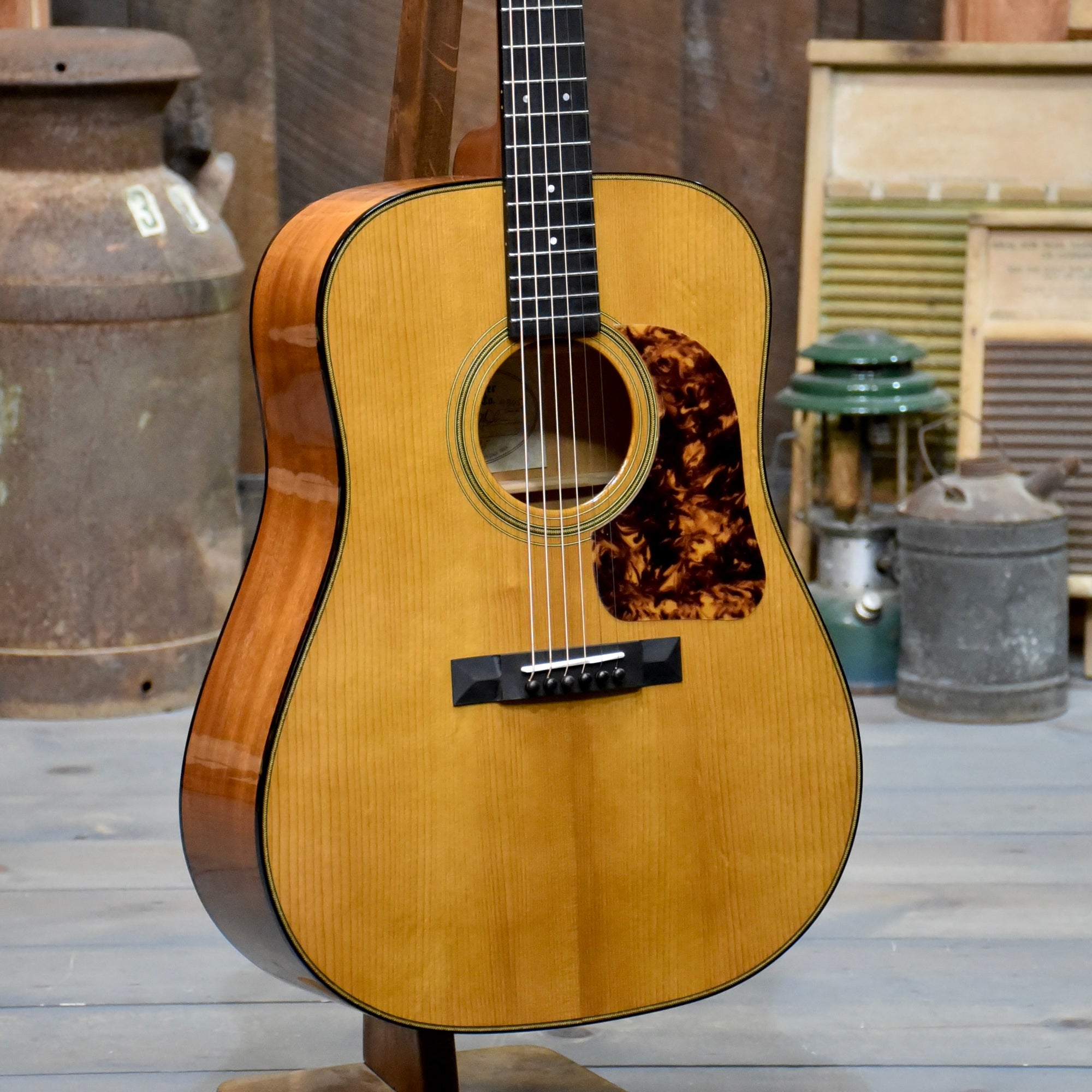 Gallagher Guitar Co. Bluegrass Bell Mahogany Dreadnought Guitar With Case