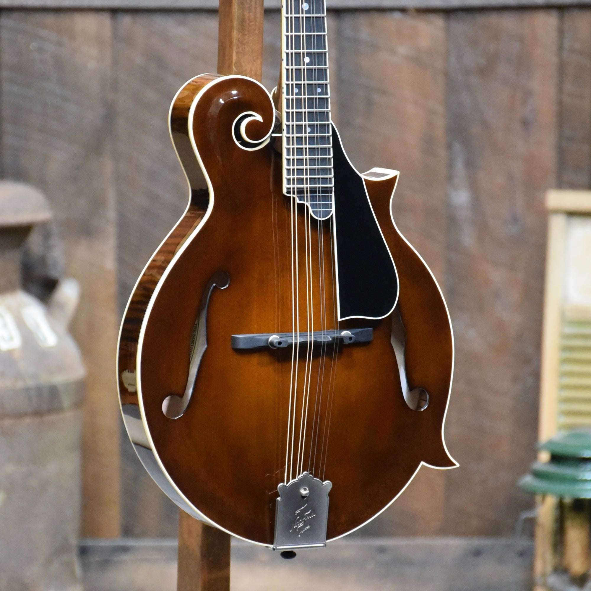 Northfield Big Mon F-Style Mandolin With Case - Brown