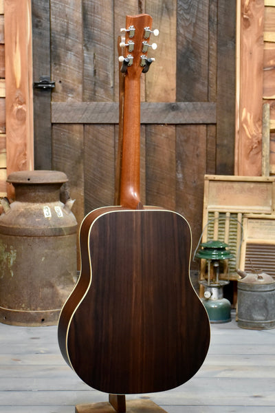 Gallagher Shelby Western East Indian Dreadnought Guitar With Case
