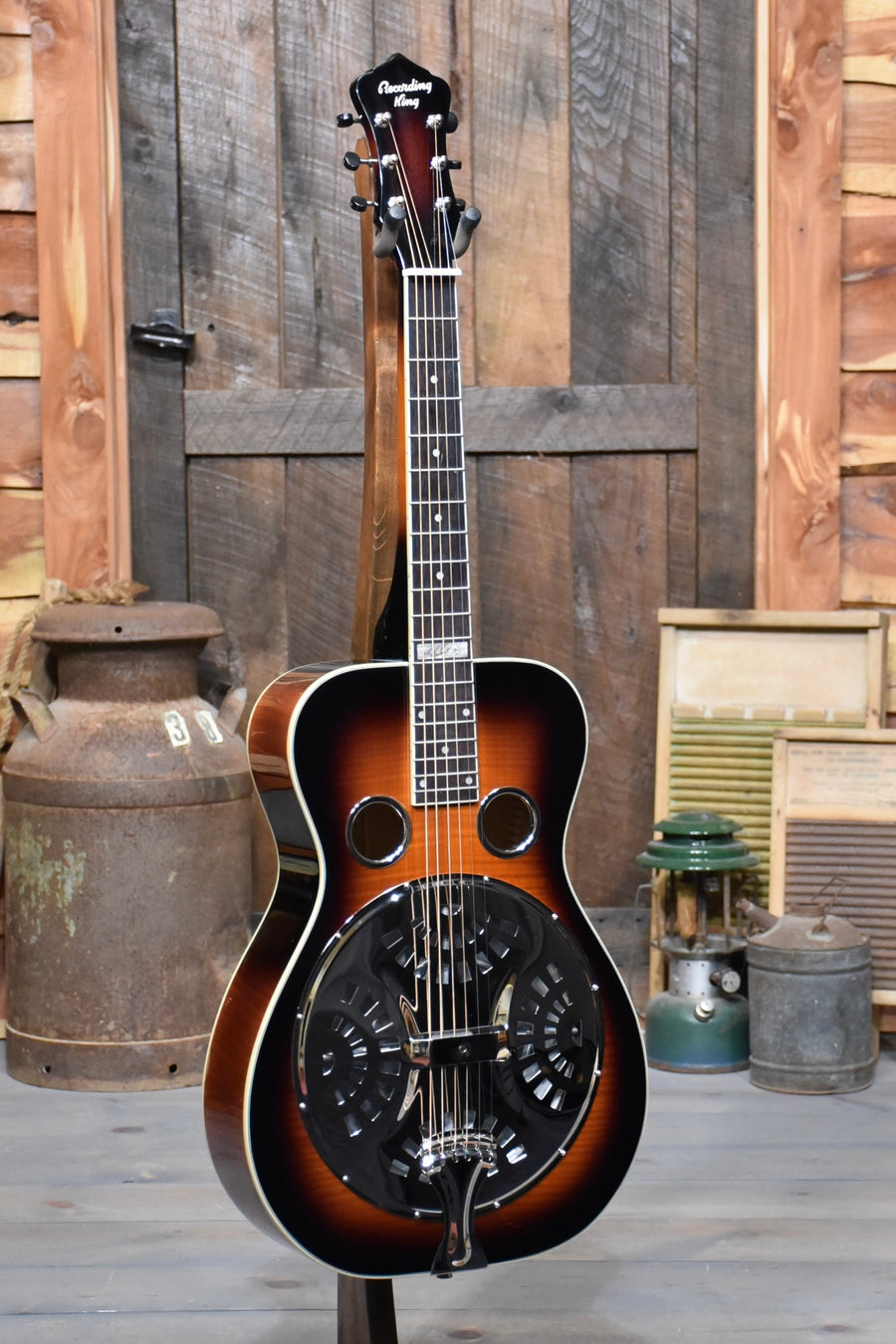 Recording King Phil Leadbetter Signature Maple Resonator Guitar