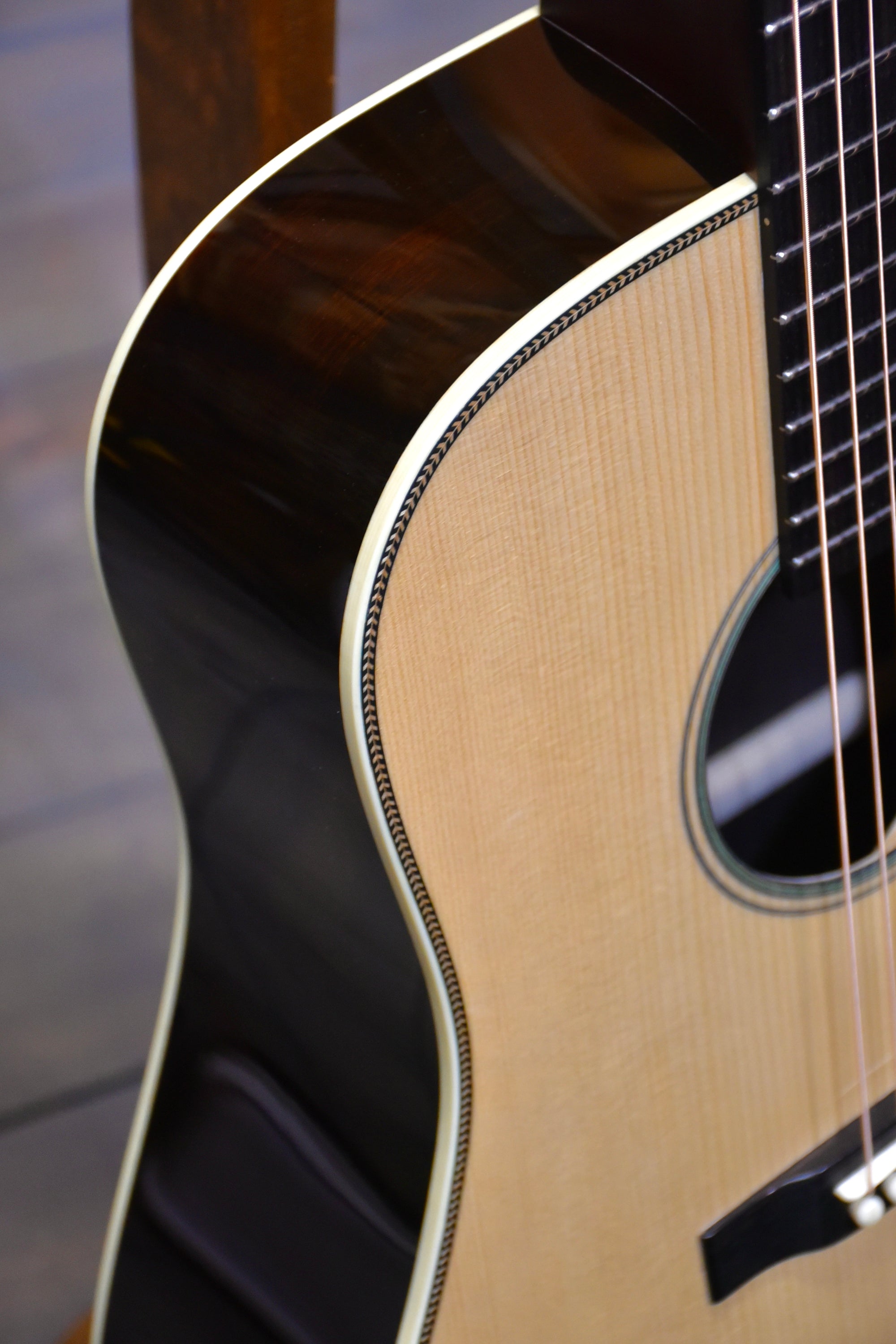 Robertson African Blackwood Large Soundhole Dreadnought Guitar With Case