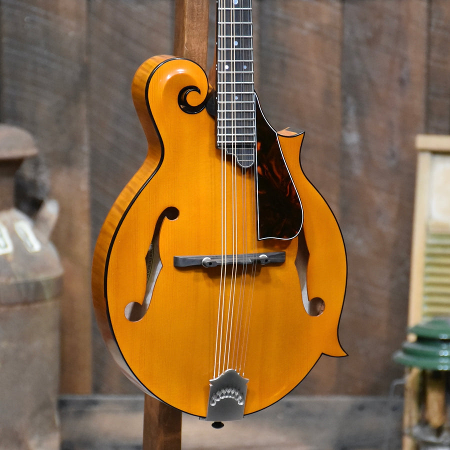 Northfield F5S Wide-Nut Amber F-Style Mandolin With Case