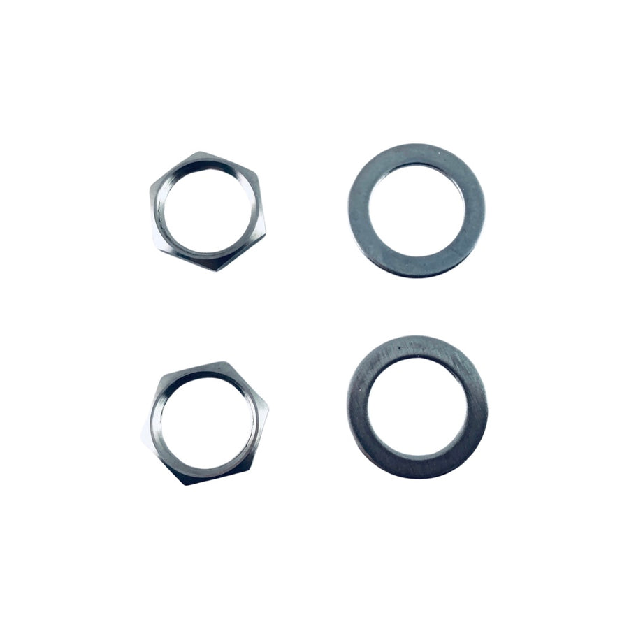 Beacon Banjo Stainless Steel Finish Replacement Nuts And Washers (Set of 2 Each)