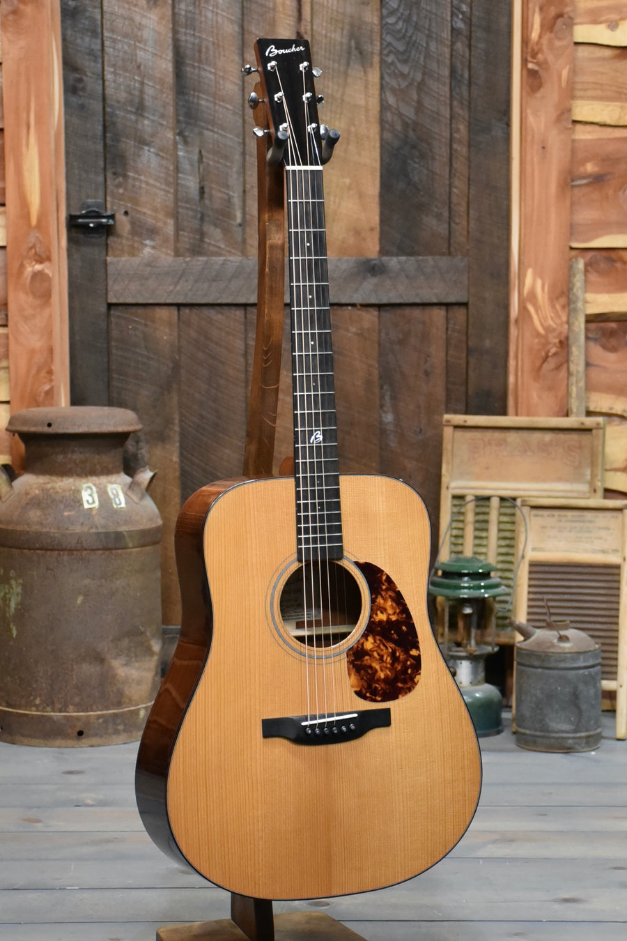 Boucher Bluegrass Goose Series BG-42T-G All Torrefied Dreadnought Guitar With Case