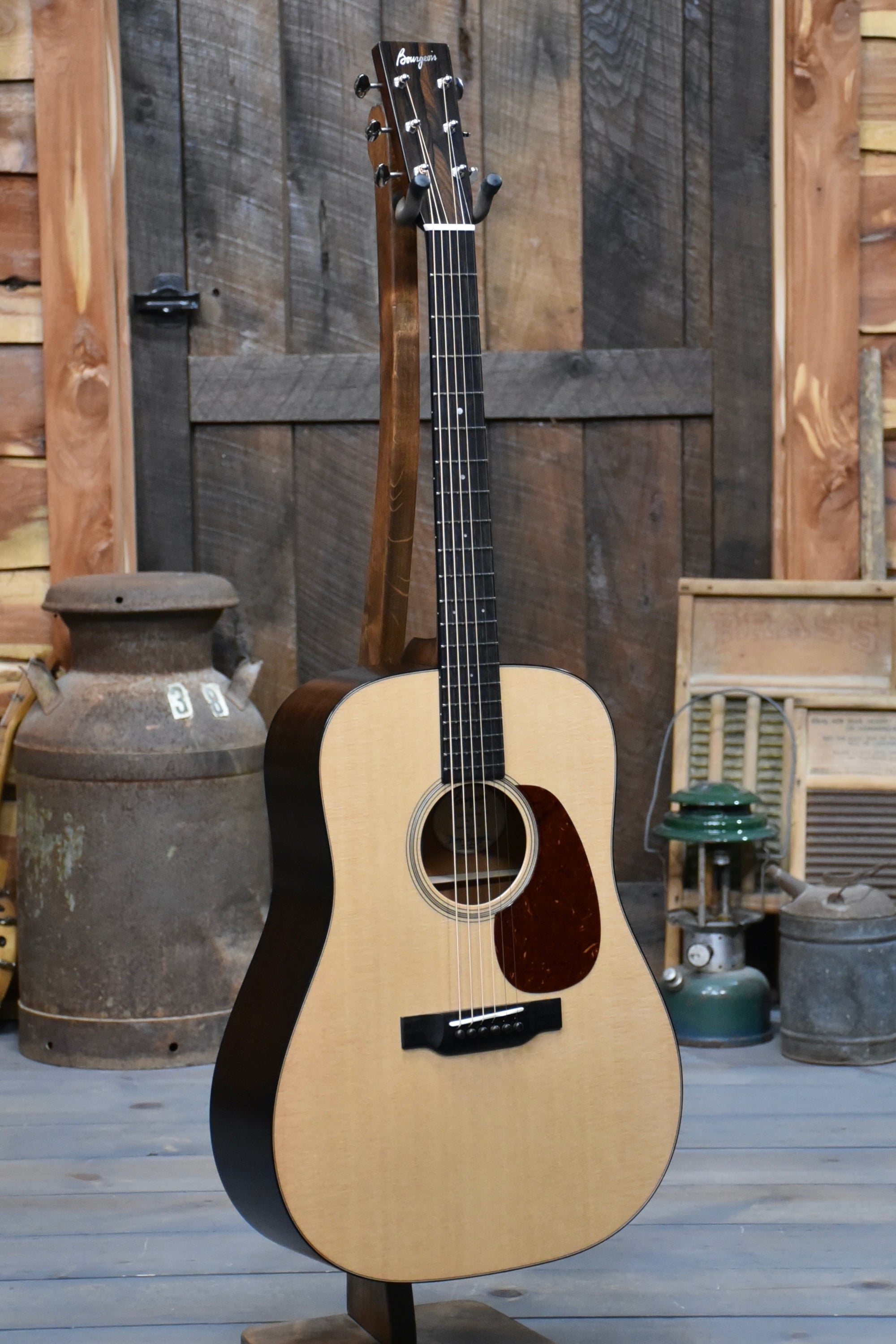 Bourgeois Professional Series Country Boy Satin Sitka/Mahogany Dreadnought Acoustic Guitar With Case