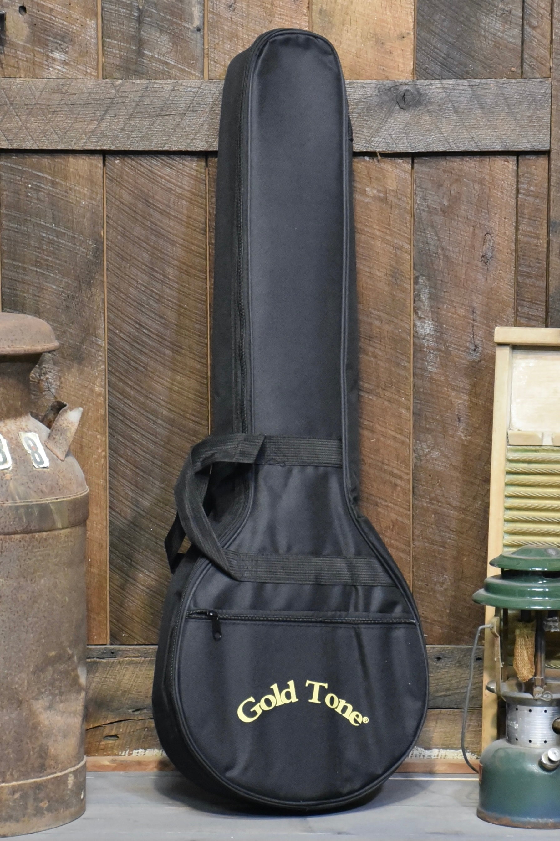 Gold Tone CC-Carlin 12 inch “Plus” Openback Wide Nut Banjo With Case