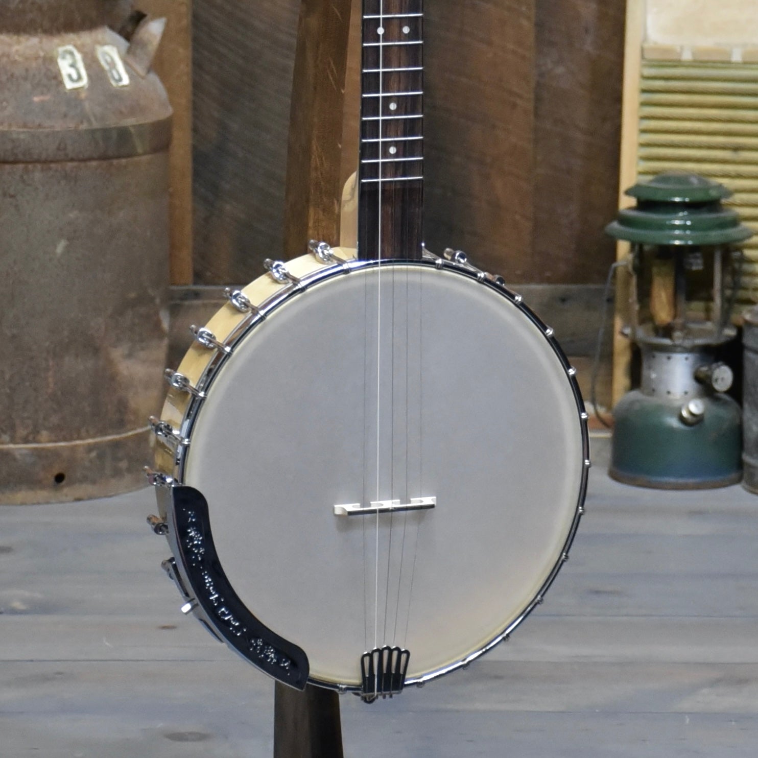 Gold Tone CC-Carlin 12 inch “Plus” Openback Wide Nut Banjo With Case