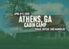 Banjo Ben's Cabin Camp - Athens, GA! April 9-11, 2026!