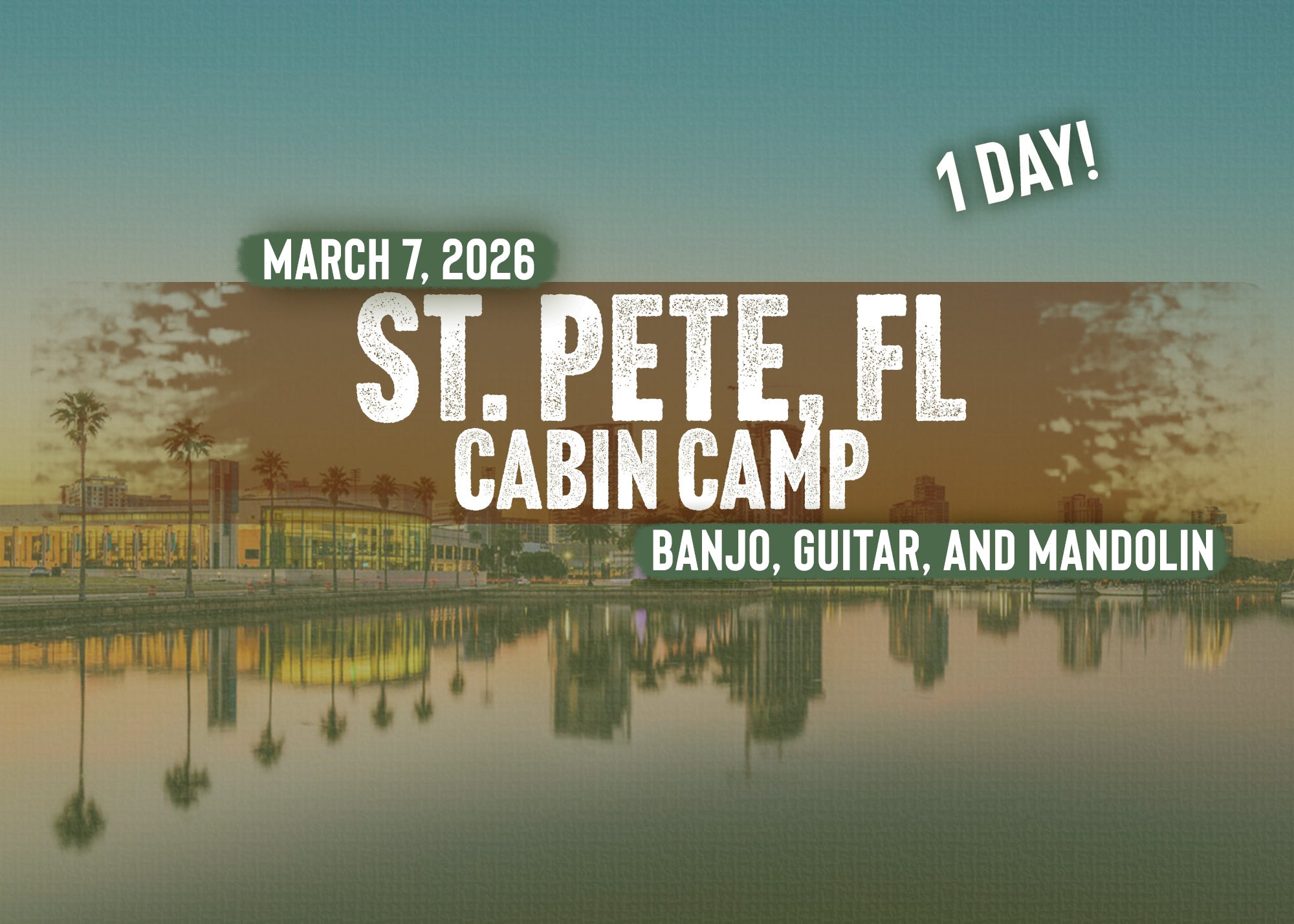 Banjo Ben's Cabin Camp - St. Petersburg, FL! March 7, 2026!