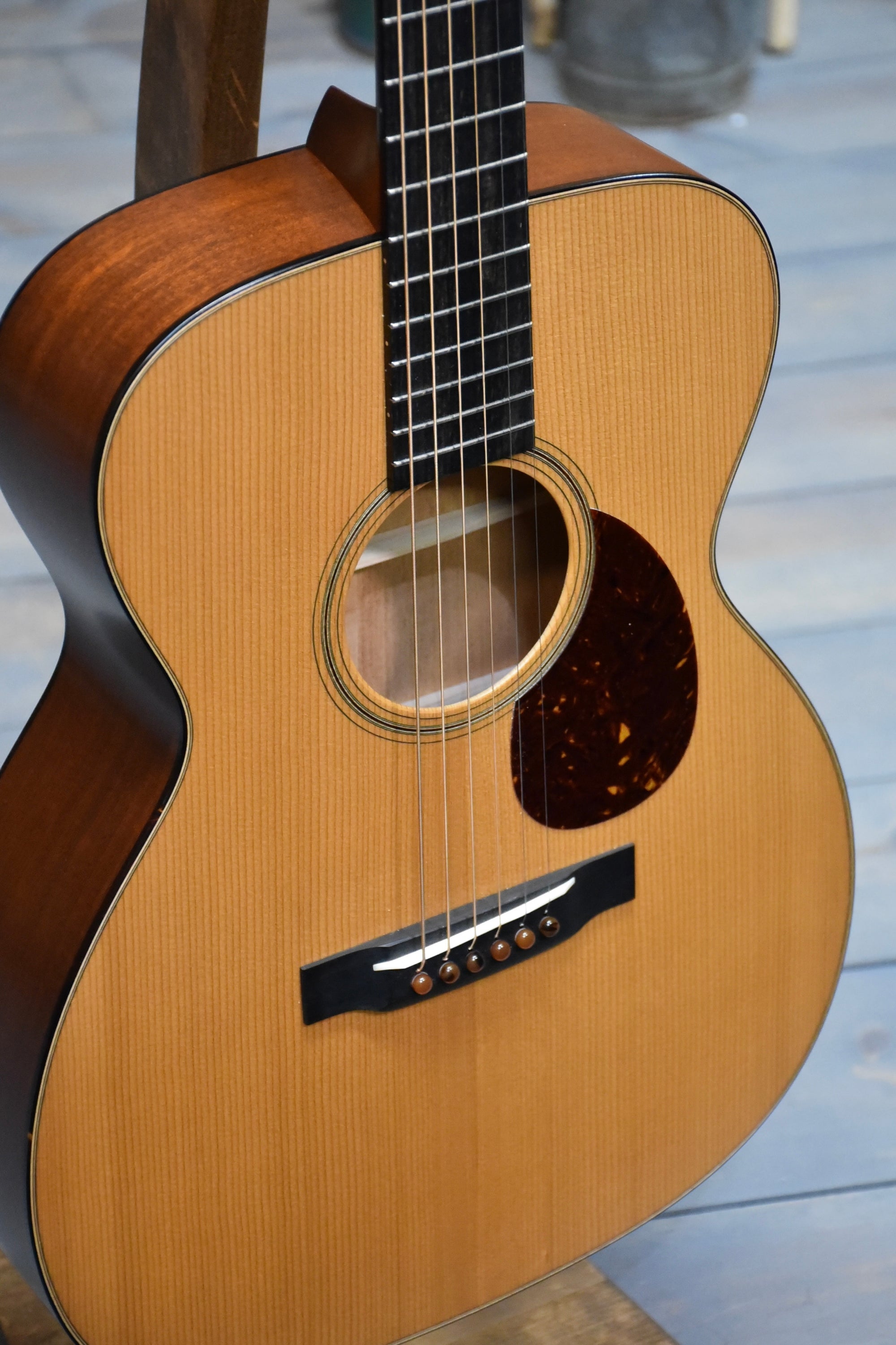 Collings OM1 TS Acoustic Guitar With Baked Spruce Top and With Case (Serial #34755)