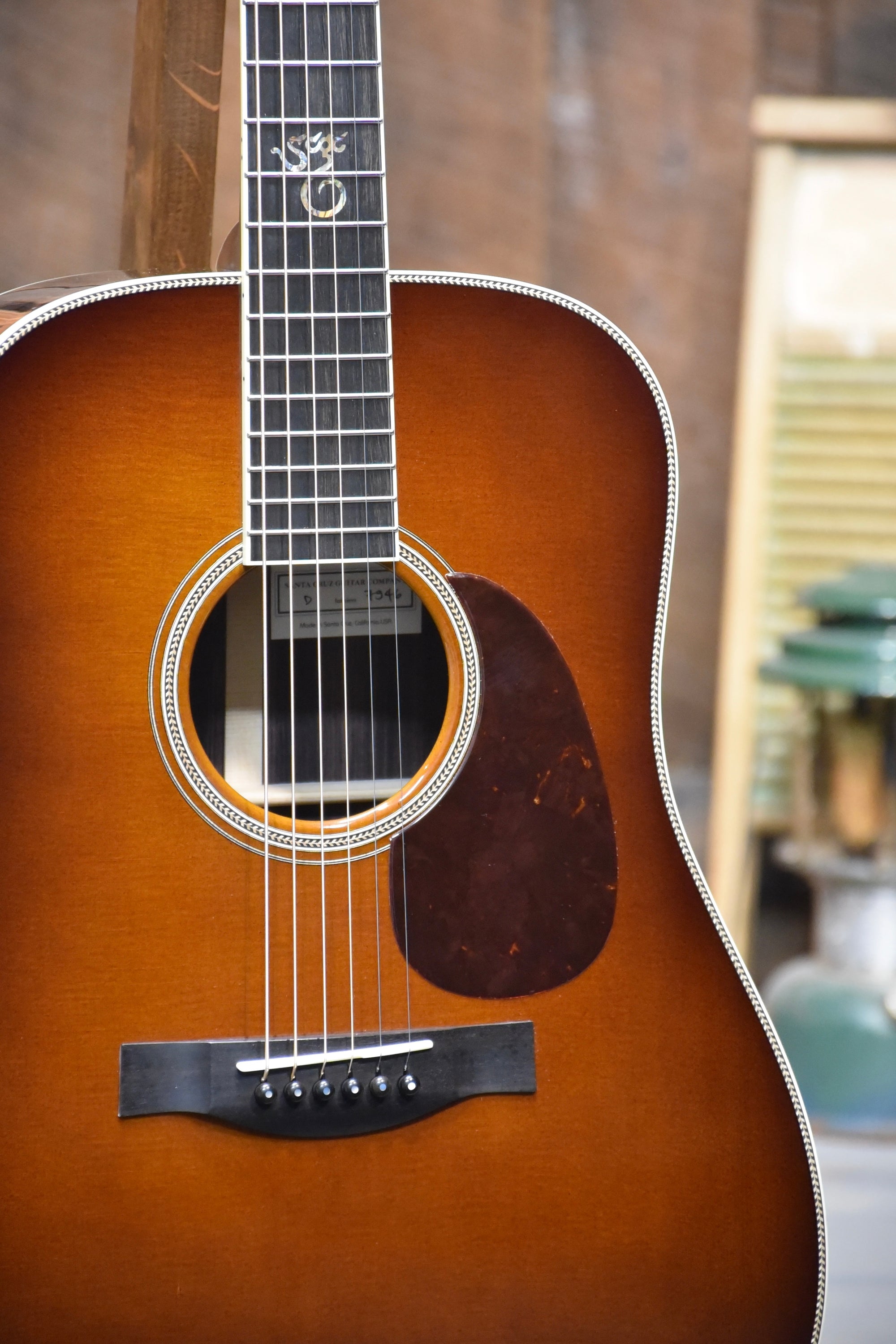 Santa Cruz D Model Dreadnought Guitar With Case