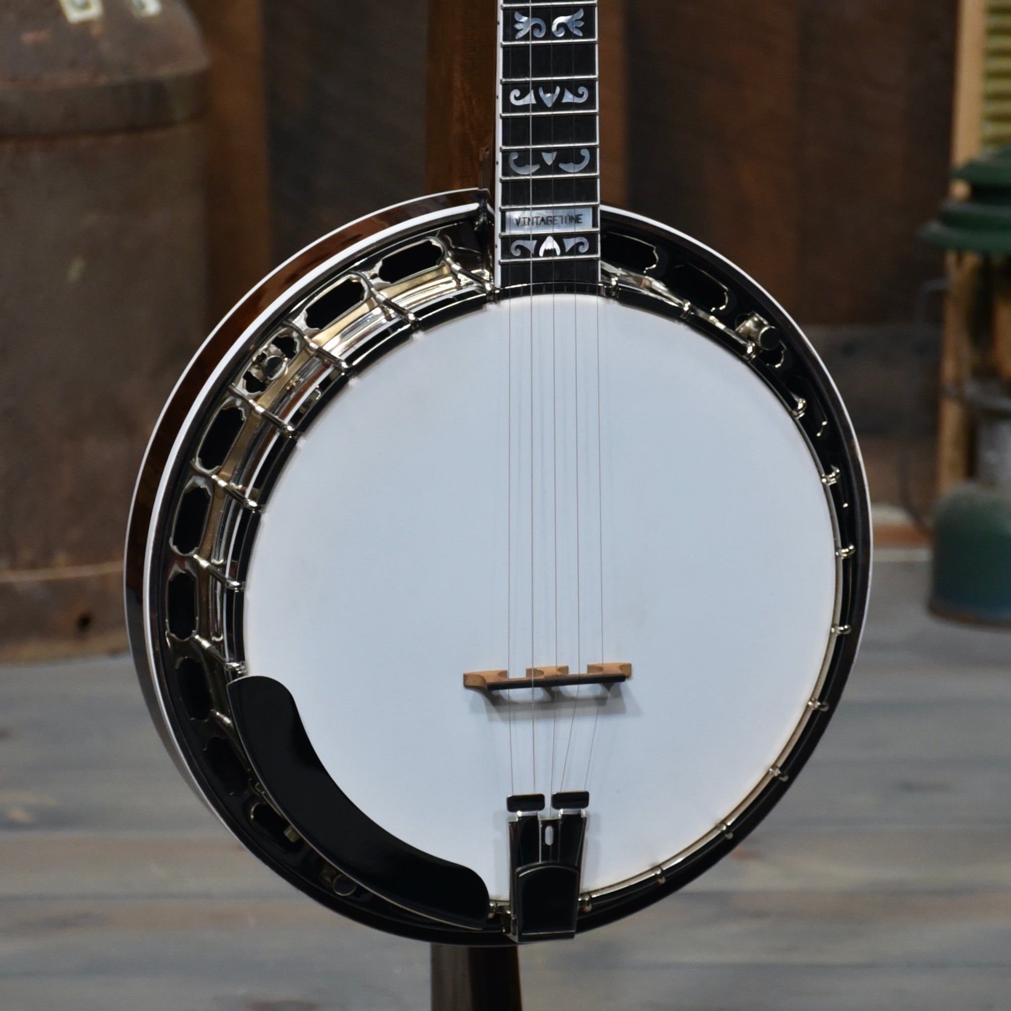 Davis Vintage Tone VT-75 Maple Banjo With Case