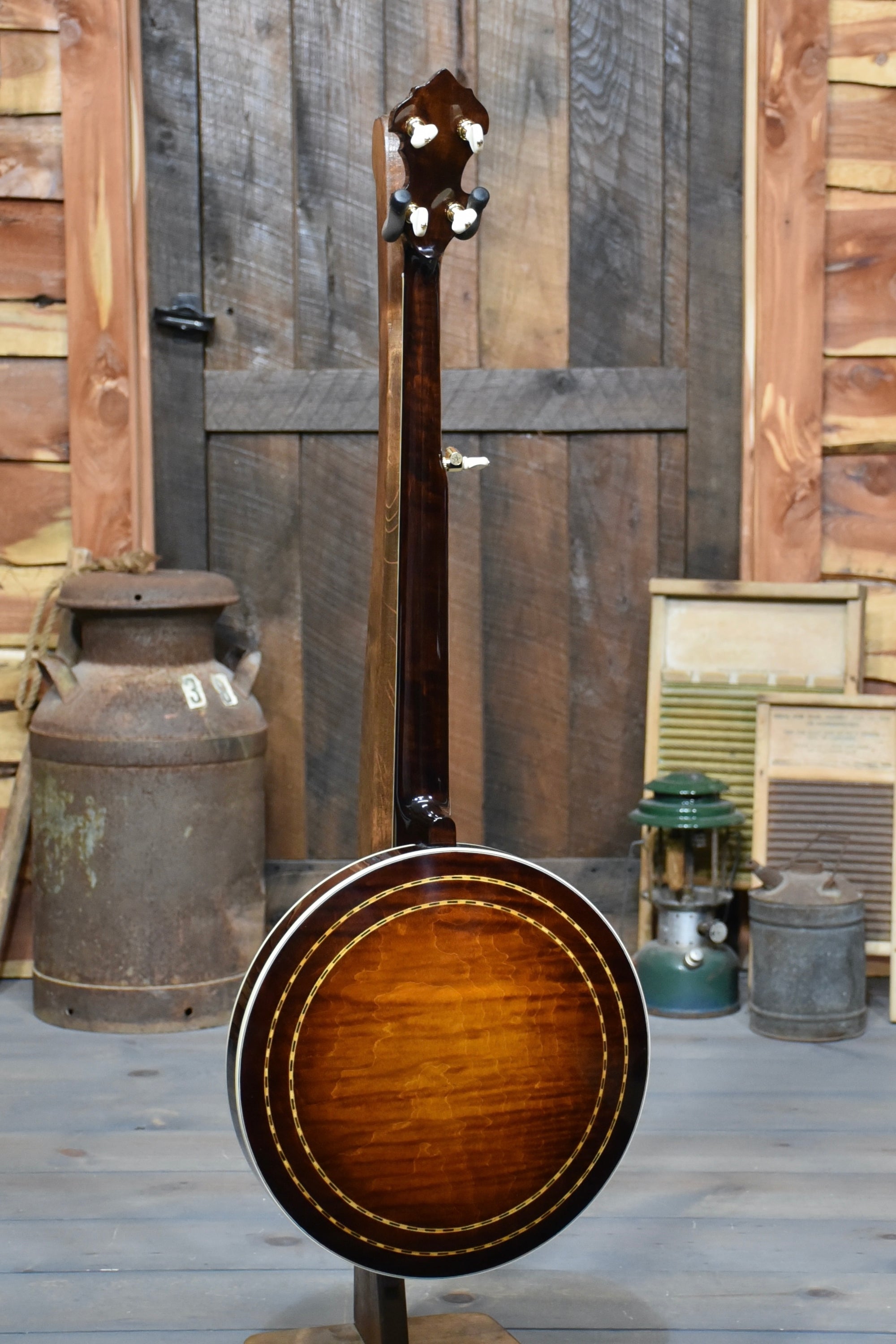 Davis Vintage Tone Granada Hearts & Flowers Maple Banjo With Case