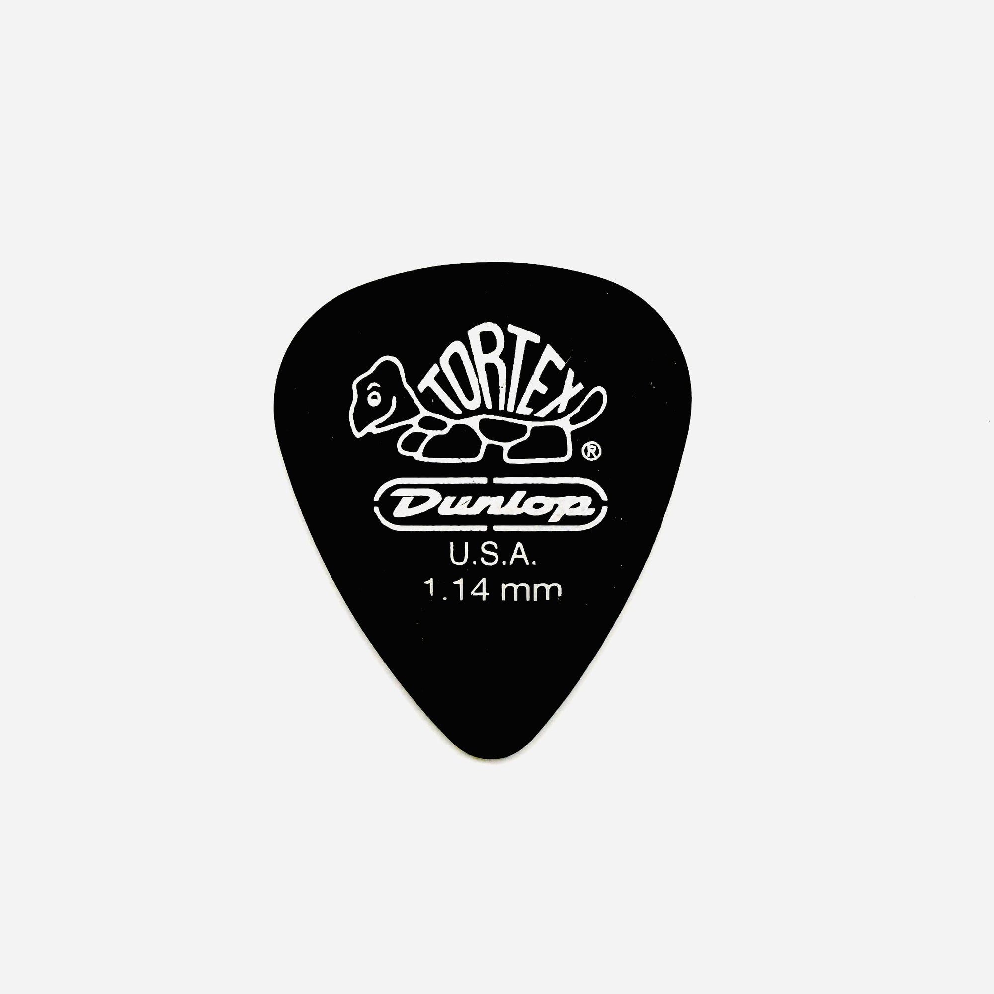 Dunlop Tortex Teardrop Pitch Black Flat Picks