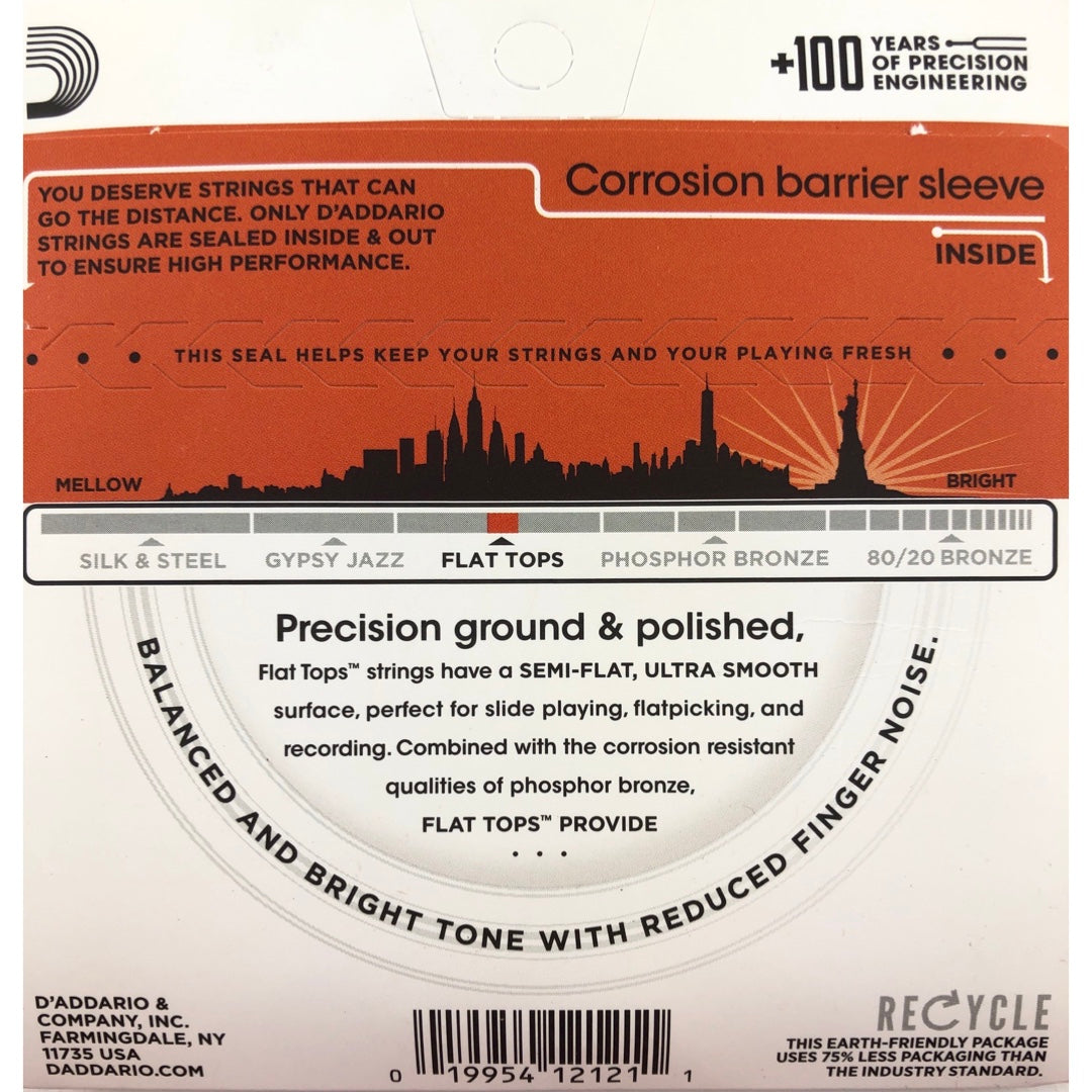 D'Addario EFT13 Phosphor Bronze Medium Gauge Resophonic Guitar Strings