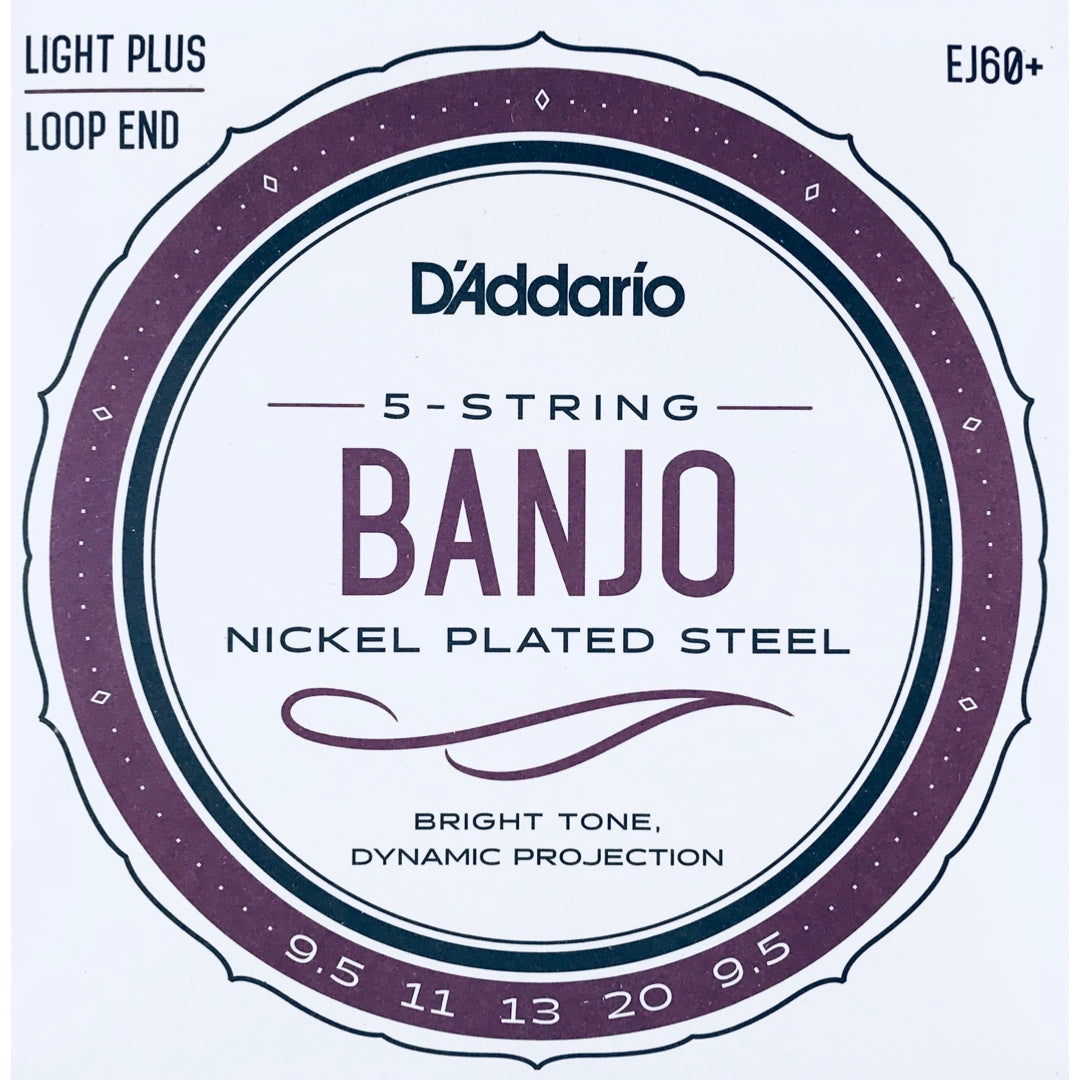 D'Addario EJ60 5-string Banjo Light 009-020 ダダリオ バンジョー弦