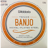 D'Addario EJ63 Medium Nickel-Plated Steel Tenor Banjo Strings
