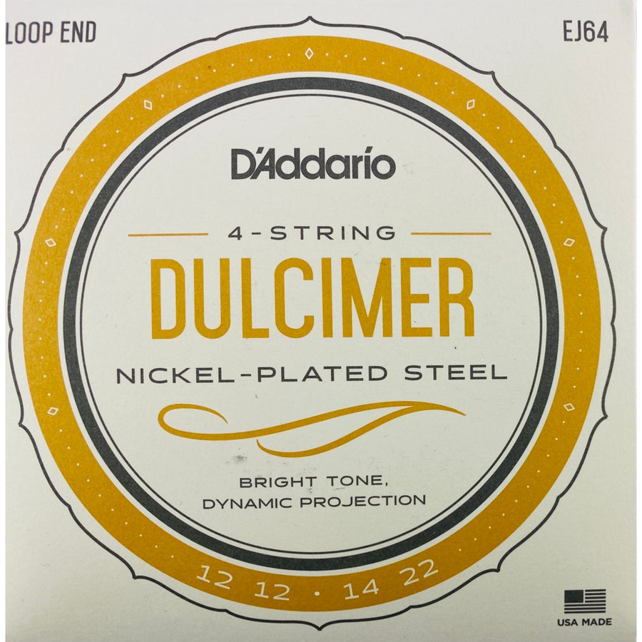 D'Addario EJ64 Nickel Wound Mountain Dulcimer Strings