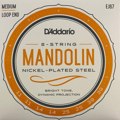 D'Addario EJ67 Nickel Plated Mandolin Strings