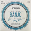 D'Addario EJ69B Phospher Bronze Light Gauge Banjo Strings