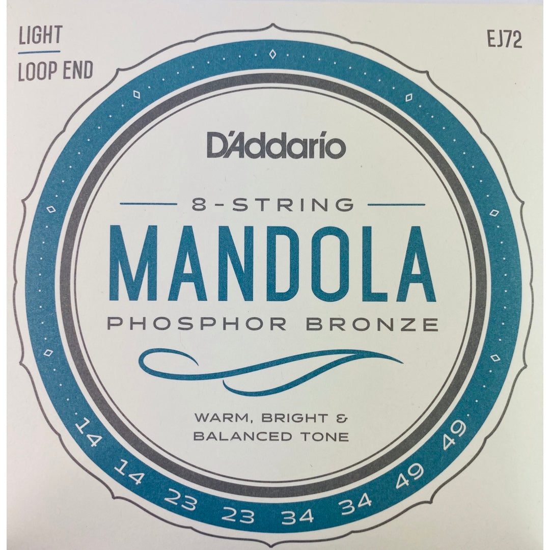 D'Addario EJ72 Light Phosphor Bronze Mandola Strings