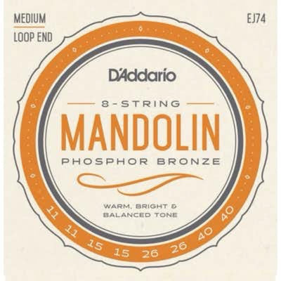 D'Addario EJ74 Phosphor Bronze Medium Mandolin Strings