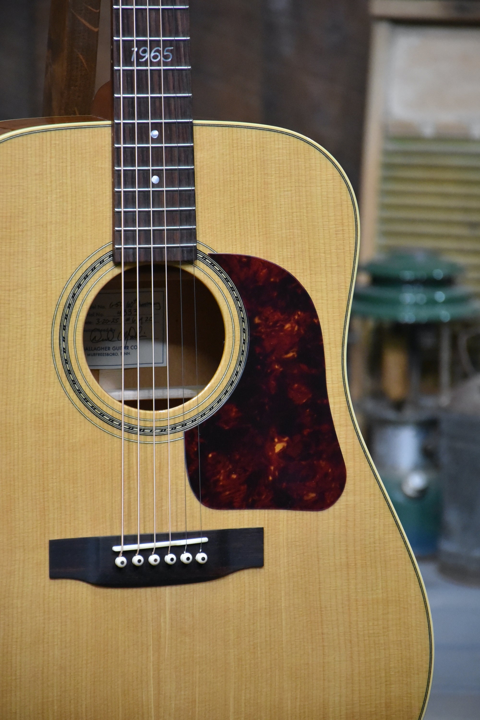 Gallagher Guitar Co. G-50 60th Anniversary Dreadnought Guitar With Case