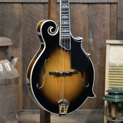 フラットマンドリン Gold Tone GM-70+ Mastertone™ GM-70+: F-Style Mandolin with Case | Gold