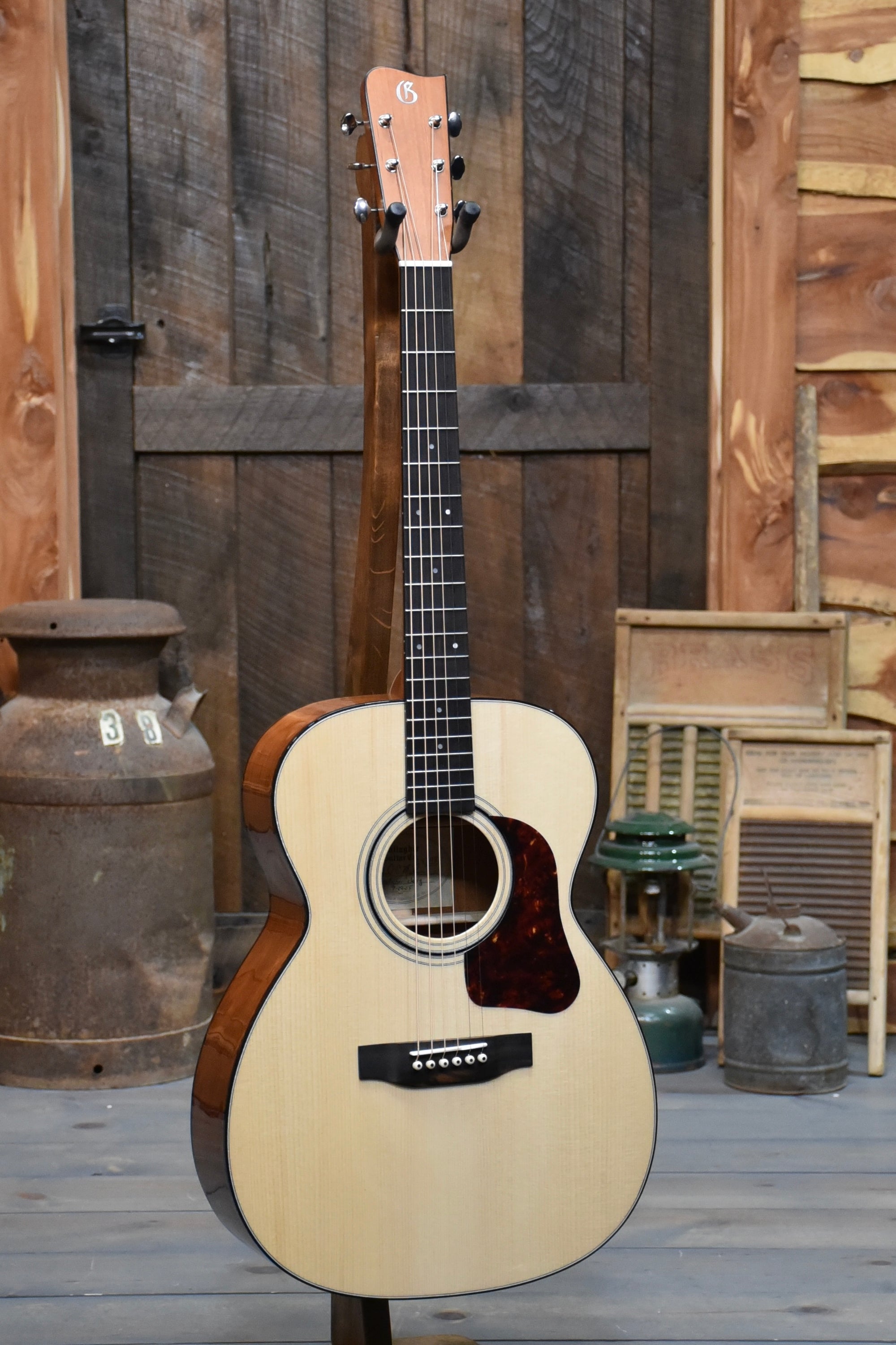 Gallagher Guitar Co. GA-50 Cherry Grand Auditorium Guitar With Case