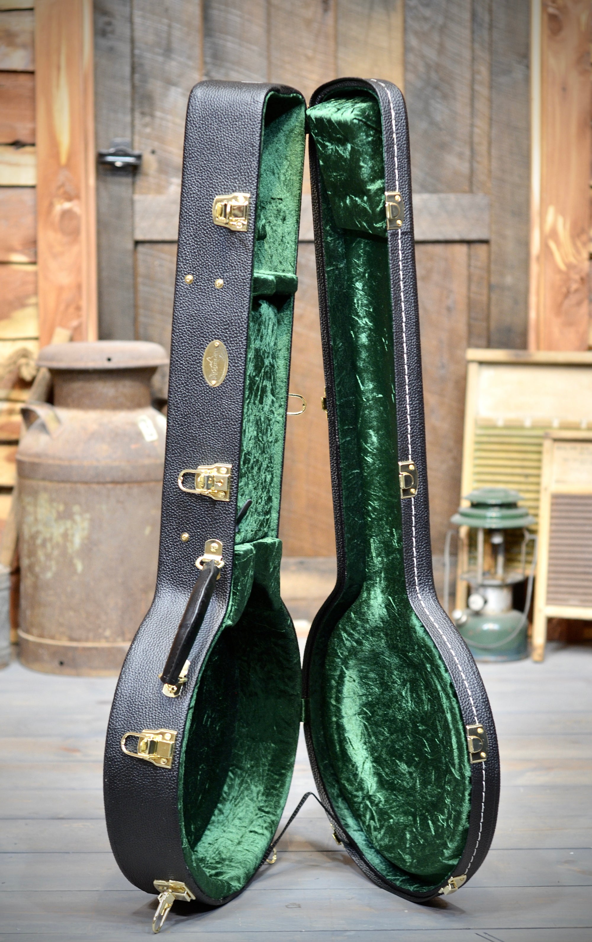 Gold Star GF100 Wreath Mahogany 5-String Bluegrass Banjo With Case