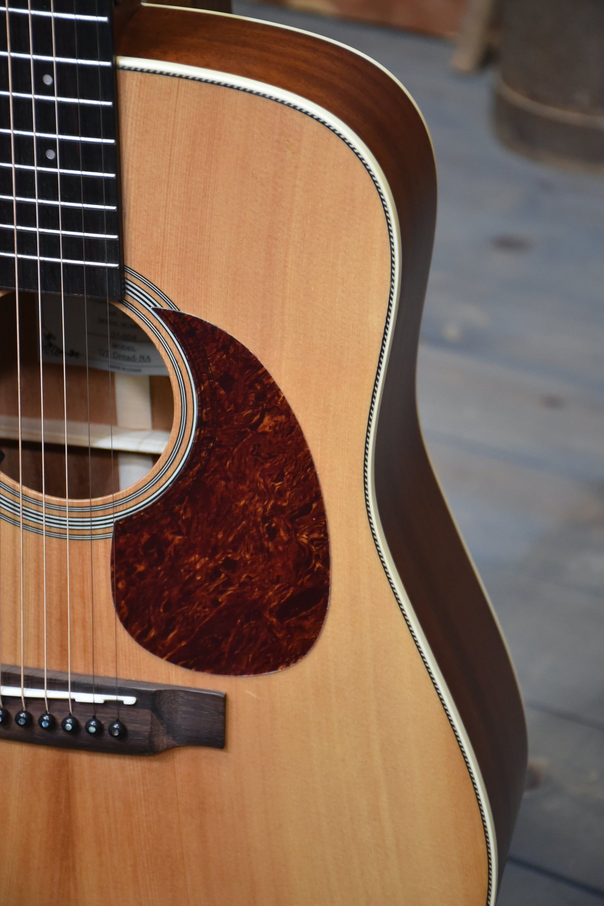 Gold Tone Acoustic-Electric All Solid Wood Guitar with Bag - Satin Natural