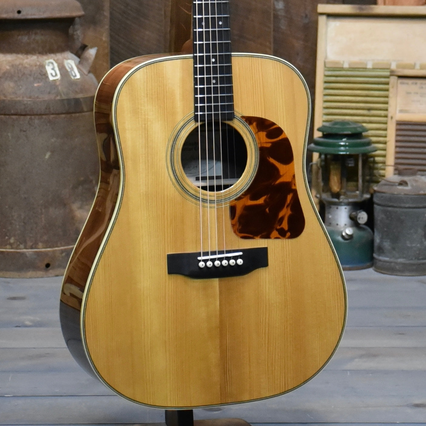 Gallagher Guitar Co. Bluegrass Bell Madagascar Dreadnought Guitar With Case